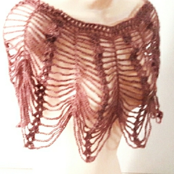 Handmade Accessories - Handmade Cape, Shrug, Poncho, Crochet